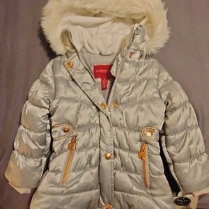 Girl Toddler's London Fog Winter Puffer Coat